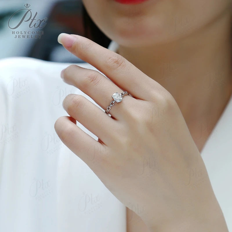 sale rose gold moissanite diamond eternity ring